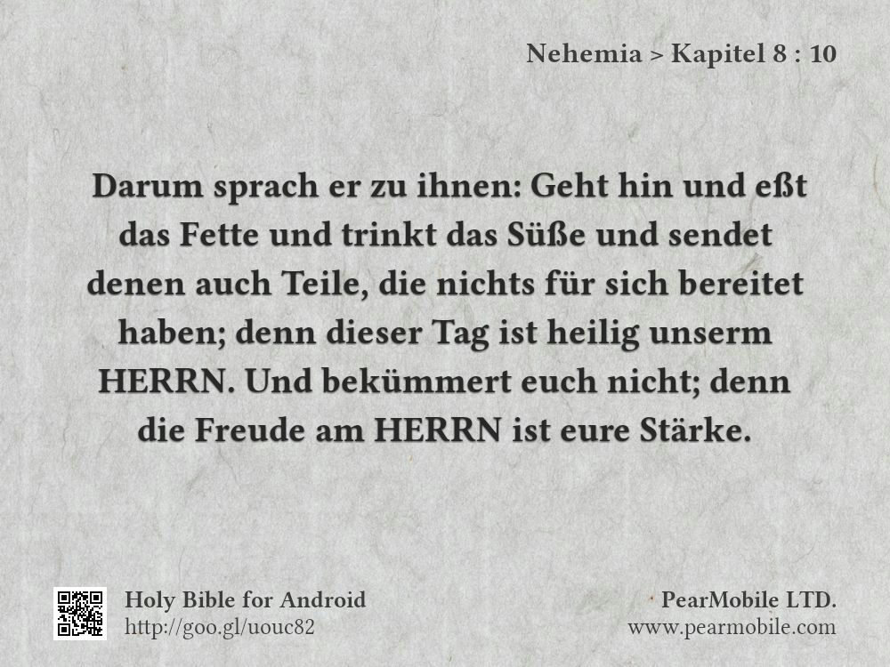 Nehemia, Kapitel 8:10
